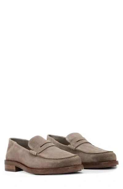 Allsaints Bloom Convertible Penny Loafer In Brown