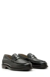 Allsaints Bloom Penny Loafer In Black