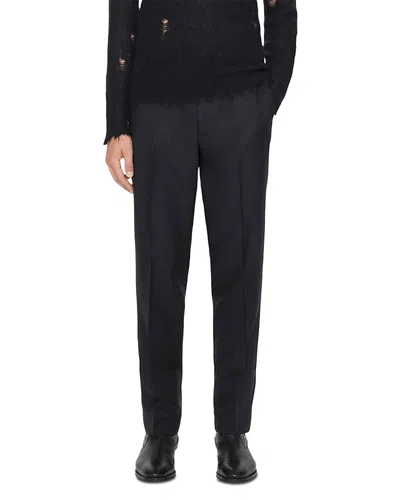 Allsaints Blunt Slim Fit Four Pocket Trousers In Black