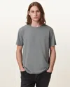 Allsaints Bodega Crew Neck T-shirt In Fossil Grey