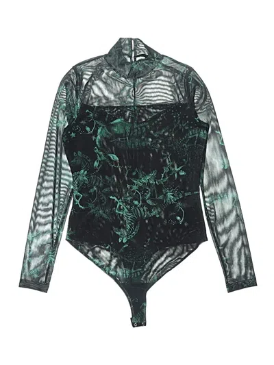 Pre-owned Allsaints Bodysuit In Green