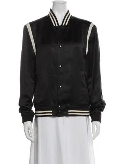 Pre-owned Allsaints Bomber Jacket In Black