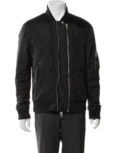 Pre-owned Allsaints Bomber Jacket In Black