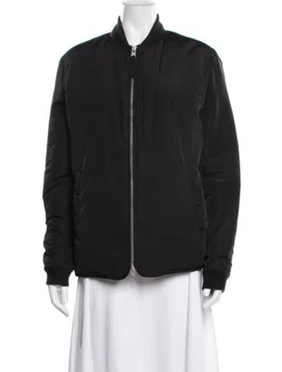 Pre-owned Allsaints Bomber Jacket In Black