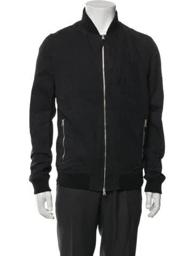 Pre-owned Allsaints Bomber Jacket In Black