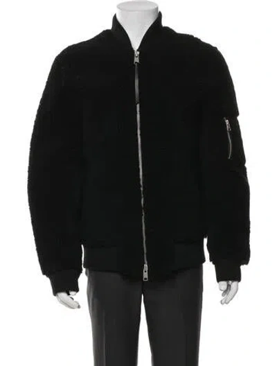 Pre-owned Allsaints Bomber Jacket In Black