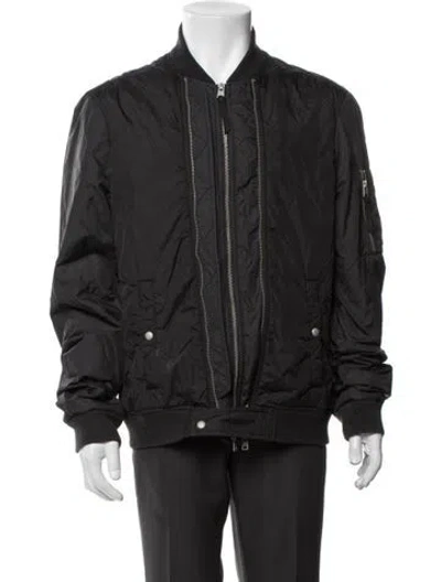 Pre-owned Allsaints Bomber Jacket In Black