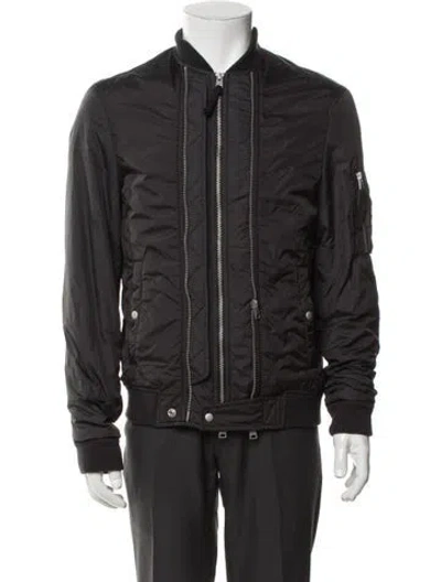 Pre-owned Allsaints Bomber Jacket In Black