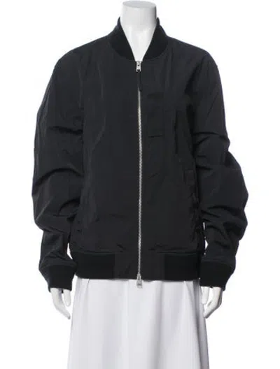 Pre-owned Allsaints Bomber Jacket In Black