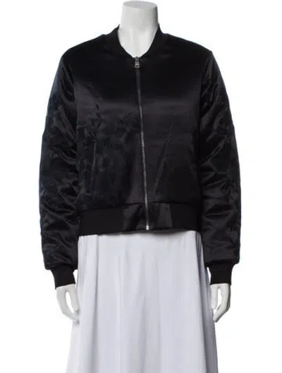 Pre-owned Allsaints Bomber Jacket In Blue