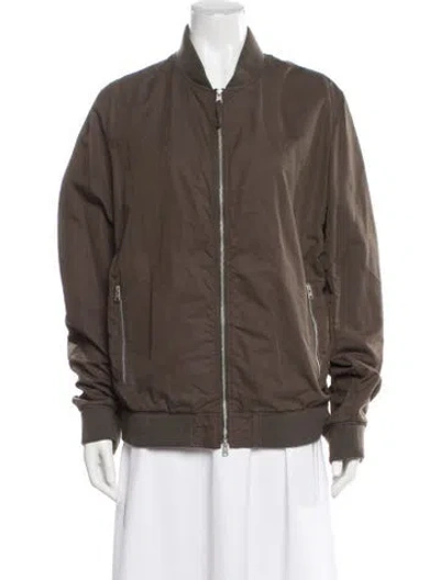 Pre-owned Allsaints Bomber Jacket In Brown
