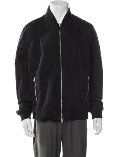 Pre-owned Allsaints Bomber Jacket In Gray