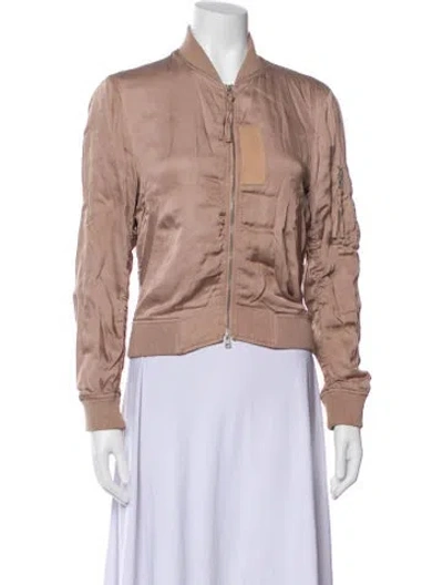 Pre-owned Allsaints Bomber Jacket In Neutral