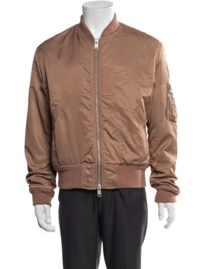 Pre-owned Allsaints Bomber Jacket In Neutral