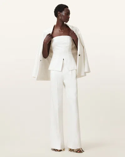 Allsaints Bonnie Tailored Bodice In White