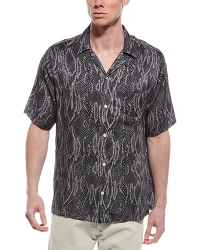 Allsaints Boomslang Shirt In Black