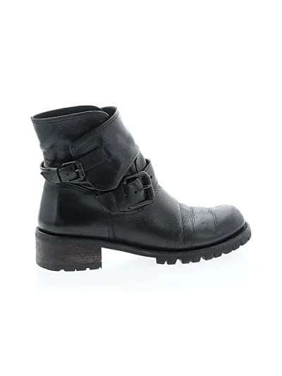 Pre-owned Allsaints Boots In Black