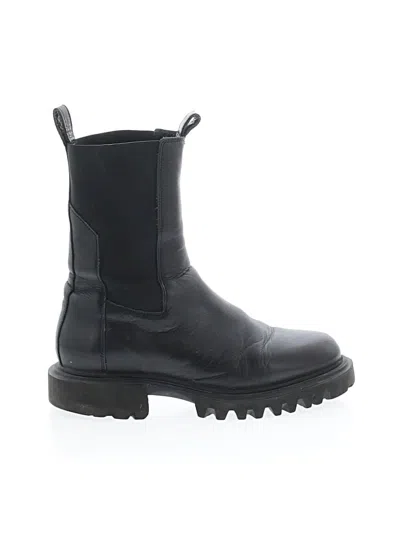 Pre-owned Allsaints Boots In Black