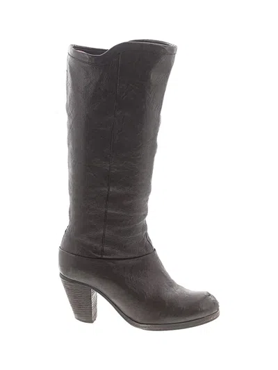 Pre-owned Allsaints Boots In Gray