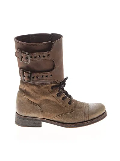 Pre-owned Allsaints Boots In Tan