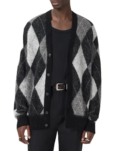 Allsaints Bower Cardigan In Black