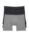 Allsaints Assorted 3-pack 5-inch Contour Pouch Boxer Briefs In Black Multi