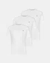 Allsaints Brace Brushed Cotton 3 Pack T-shirts In White