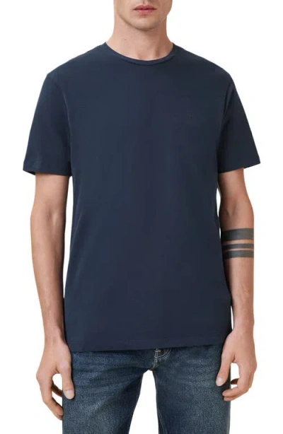 Allsaints Brace Cotton T-shirt In Blue