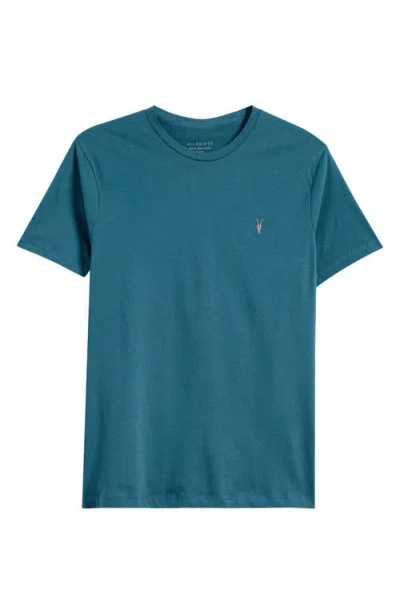 Allsaints Brace Cotton T-shirt In Cove Green