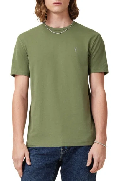 Allsaints Brace Cotton T-shirt In Eden Green