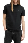 Allsaints Organic Cotton Brace T-shirt In Jet Black