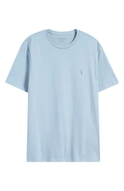 Allsaints Brace Cotton T-shirt In Static Blue