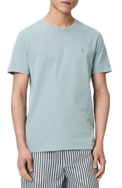 Allsaints Brace Cotton T-shirt In Gray