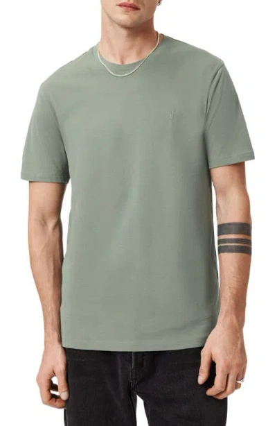 Allsaints Brace Cotton T-shirt In Green