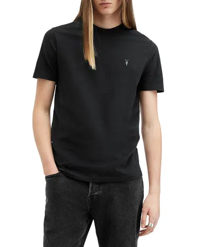 Allsaints Organic And Recycled Cotton Dexter T-shirt In Black
