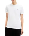 Allsaints Mens Opticwhite Tonic Crewneck Cotton-jersey T-shirt Xl In Optic White