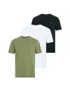 Allsaints Organic Cotton Tonic T-shirt In Optic White/green/black