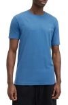 Allsaints Brace Tonic Slim Fit Cotton T-shirt In Atlantic Blue