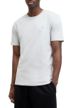 Allsaints Brace Brushed Cotton Crew Neck T-shirt In Smokey Grey
