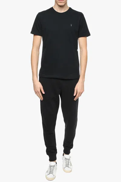 Allsaints 'brace Tonic' T-shirt With Logo In Black