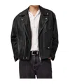 Allsaints Bradford Biker Jacket In Black