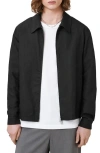 Allsaints Bradner Regular Fit Trucker Jacket In Black