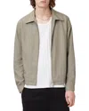 Allsaints Bradner Regular Fit Trucker Jacket In Baked Brown
