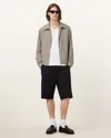 Allsaints Bradner Regular Fit Trucker Jacket In Baked Brown