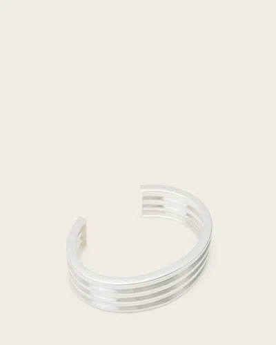 Allsaints Brass Janna Bangle In Neutral