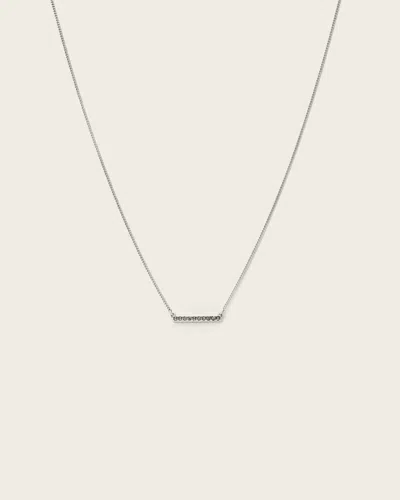 Allsaints Brass Joyce Chain Necklace In Metallic