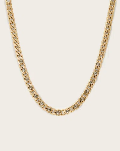 Allsaints Brass Mabel Chain Necklace In Gold