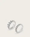 Allsaints Brass Nellie Two Ring Set In Pattern