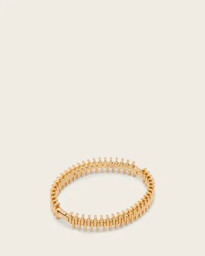 Allsaints Brass Yuna Bracelet In Gold