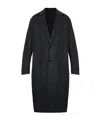 Allsaints Brax Wool Coat In Black